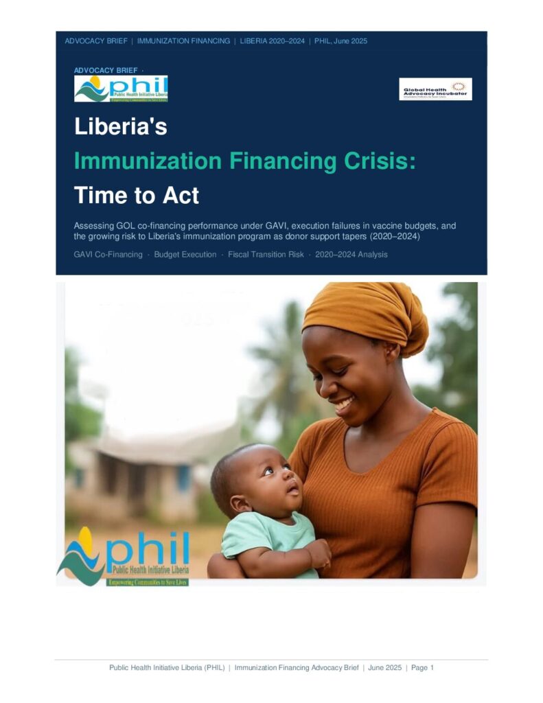 thumbnail of Immunization Financing Advocacy Brief